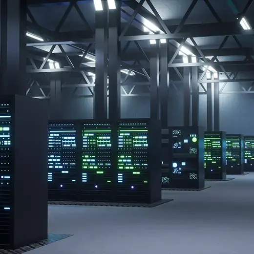 modern data center providing cloud services